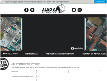 Tablet Screenshot of alexabuyshouses.com